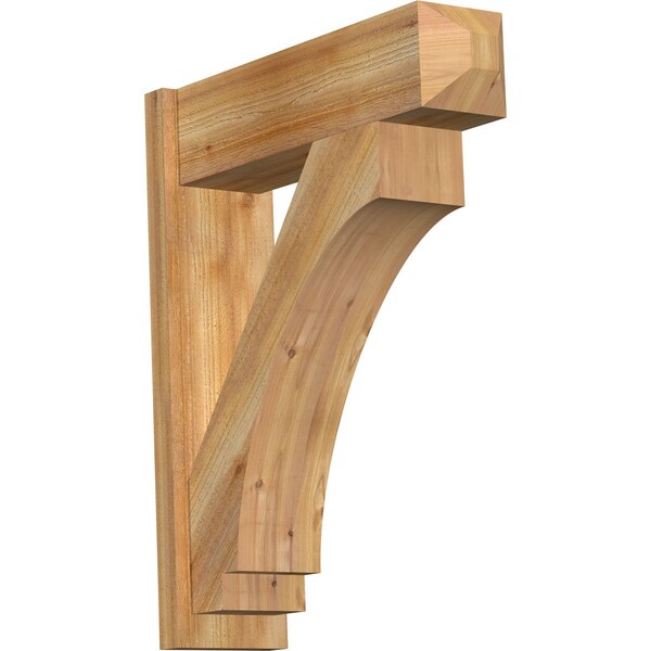 Ekena Millwork Imperial Craftsman Rough Sawn Outlooker, Western Red Cedar, 8"W x 28"D x 34"H OUT08X28X34IMP04RWR - main